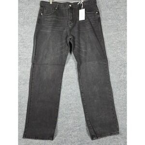 MNML Straight Every Day Denim Vintage Black Jeans‎ Mens 40x34 NWT
